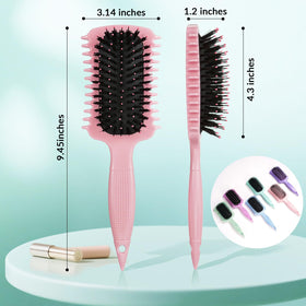GFDCK Curl Defining Brush in use on curly hair