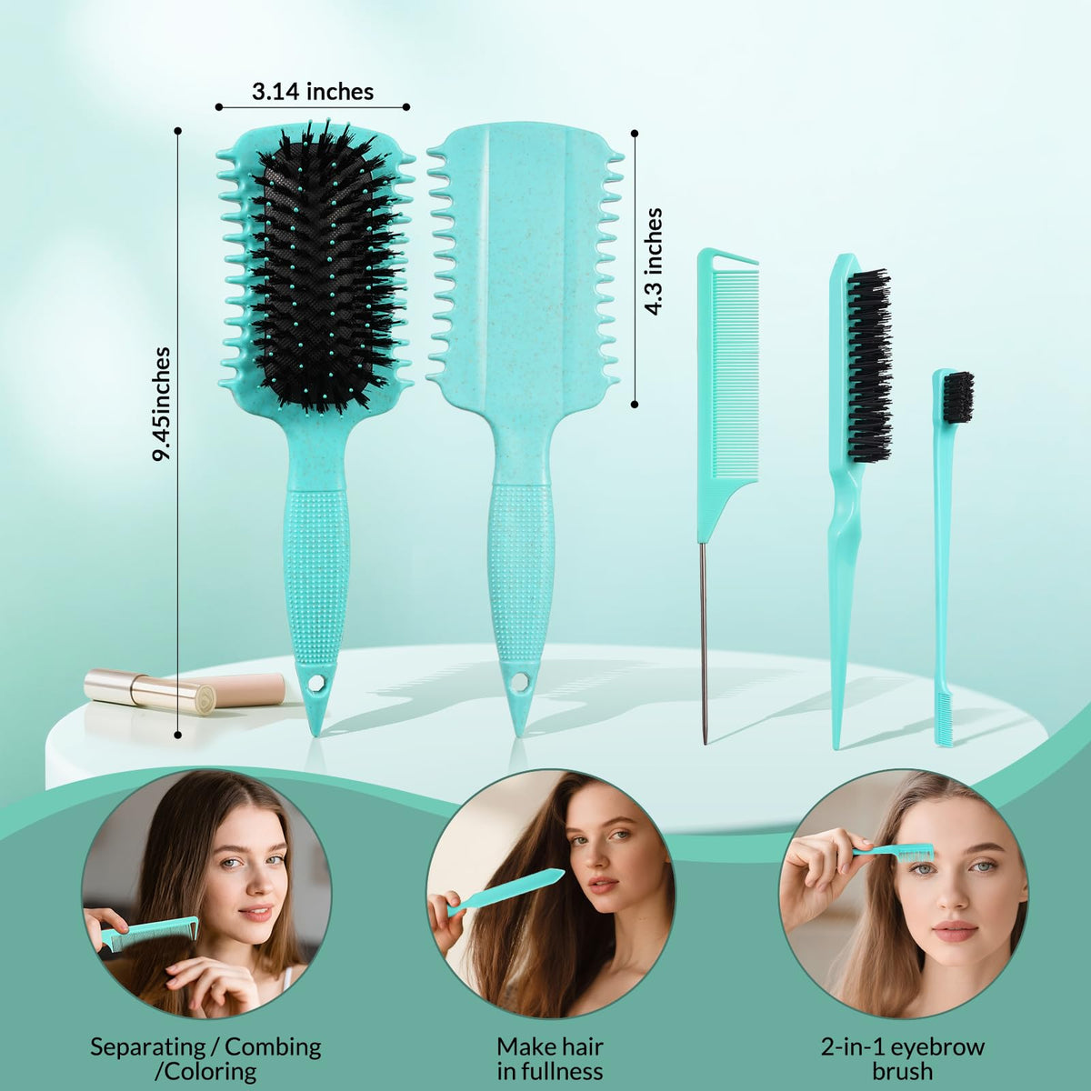 GFDCK Curl Defining Brush packaging display