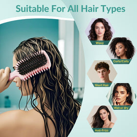 GFDCK Curl Defining Brush side view highlighting compact size