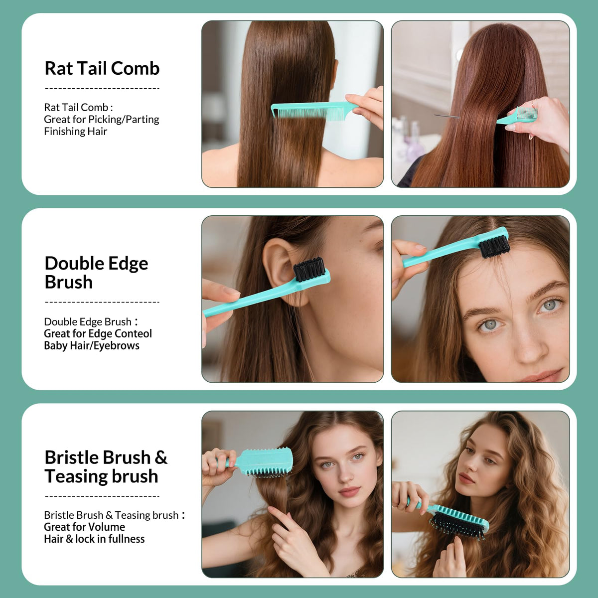GFDCK Curl Defining Brush with wild boar bristles close-up