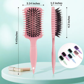 GFDCK Curl Defining Brush with wild boar bristles close-up