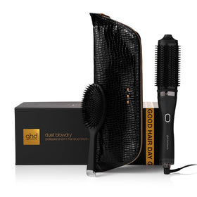 ghd Duet Blowdry 2-in-1 Hot Air Brush black model front view