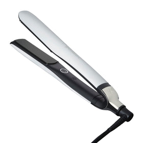 ghd Platinum+ Styler 1-inch flat iron front view in white