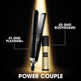 ghd Platinum+ Styler demonstrating sleek straight hair
