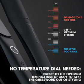 ghd Platinum+ Styler with heat-resistant plate guard