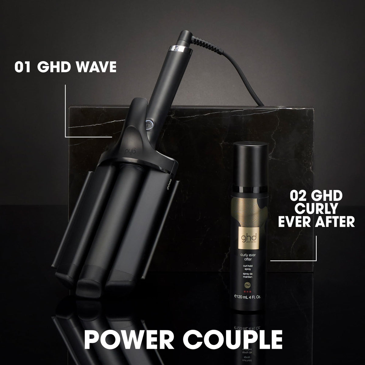 ghd Wave Triple Barrel Hair Waver ergonomic design close-up