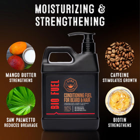 GIBS Bio Fuel Conditioner 33.8 oz with ingredients display