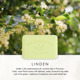 Gift basket featuring Pre de Provence Artisanal Soap Bar