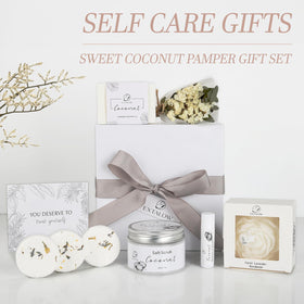 Gift Card included in EXTALOW Coconut Lavender Spa Set
