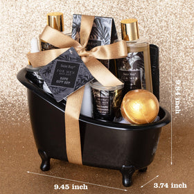 Gift note card included in Saint Roy men's spa gift set