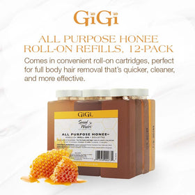 GIGI All Purpose Honee Roll-On Wax packaging