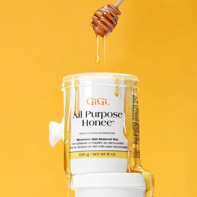 GIGI All Purpose Honee Soft Wax 8 oz in a home setting