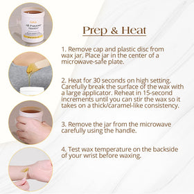 GIGI All Purpose Honee Soft Wax 8 oz packaging details