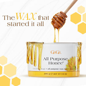 GIGI All Purpose Honee Soft Wax application on skin