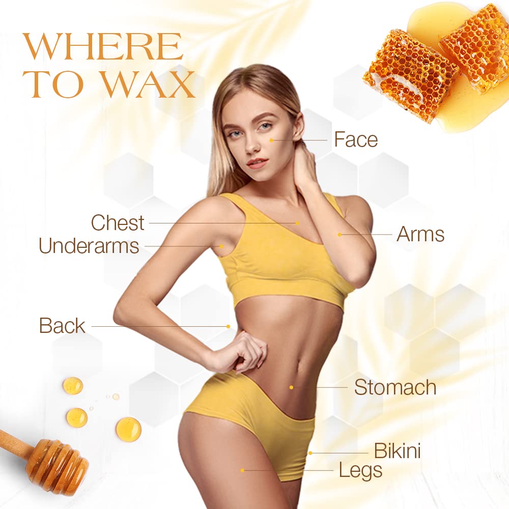 GIGI All Purpose Honee Soft Wax strips for hair removal
