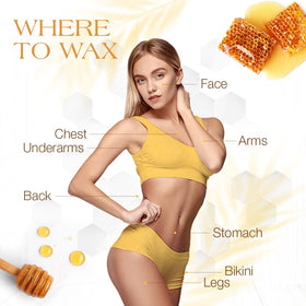 GIGI All Purpose Honee Soft Wax strips for hair removal