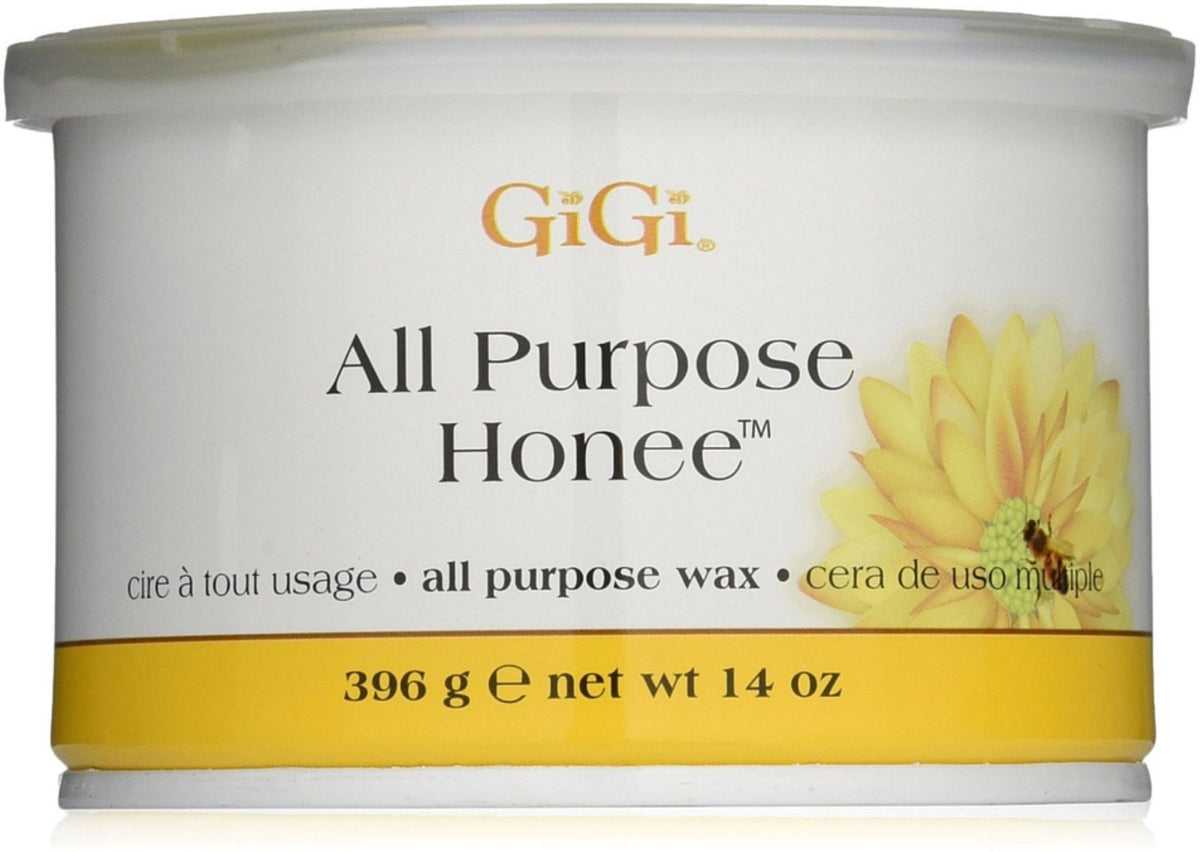 GIGI All Purpose Honee Wax 12 pack showing packaging and wax texture