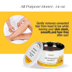 GiGi All-Purpose Honee Wax container included in the kit