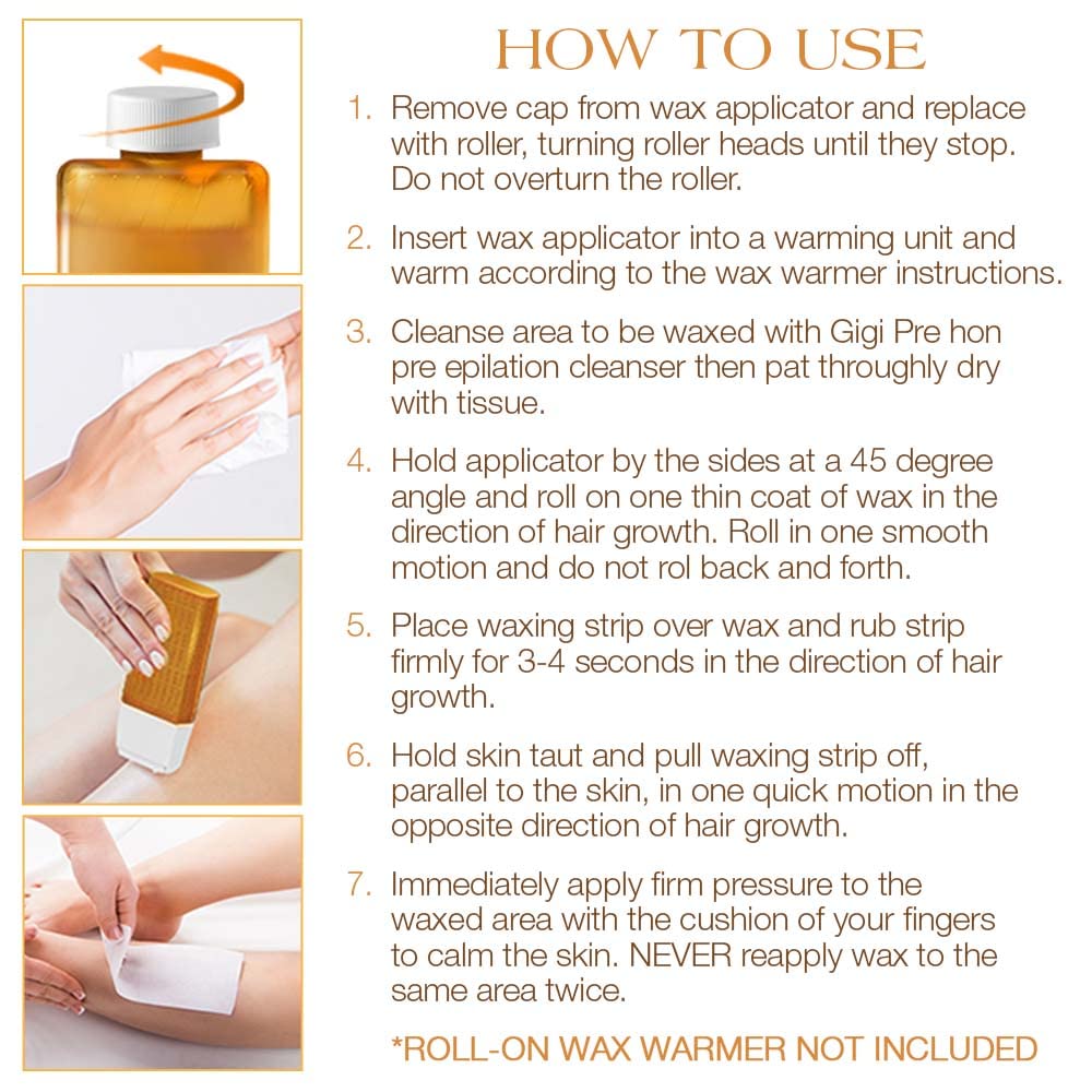 GIGI All Purpose Honee Wax with application tools