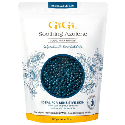 GIGI Azulene Hard Wax Beads 32 oz front view