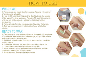 GIGI Brazilian Bikini Wax application process
