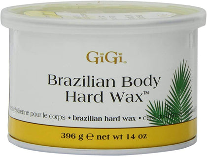 GIGI Brazilian Body Hard Wax 14 oz pack of 2 with packaging
