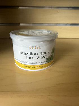 GIGI Brazilian Body Hard Wax 14 oz packaging details
