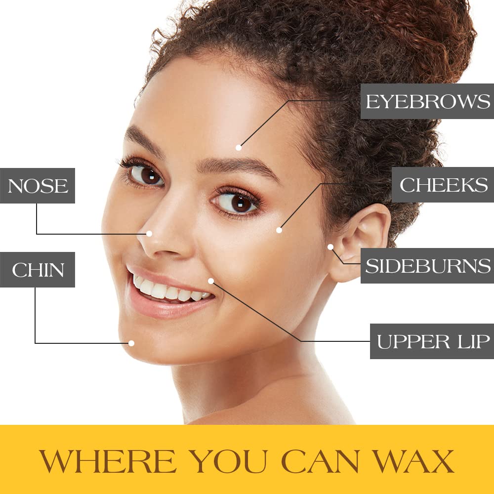 GIGI Charcoal Detox Facial Hard Wax in a bathroom setting