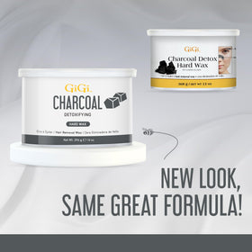 GIGI Charcoal Detox Facial Hard Wax packaging details