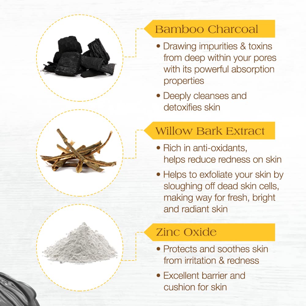 GIGI Charcoal Detox Facial Hard Wax with tools