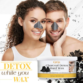 GiGi Charcoal Detox Hard Wax 5 oz can with lid