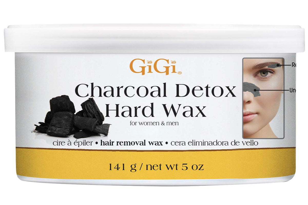 GiGi Charcoal Detox Hard Wax 5 oz front view