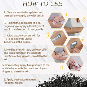GiGi Charcoal Detox Hard Wax packaging details