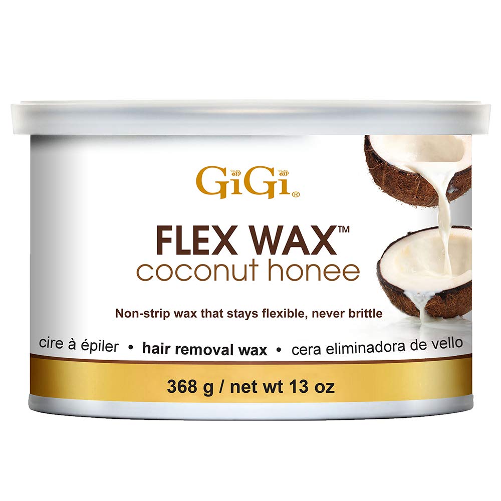 GIGI Coconut Honee Flex Hard Wax 13 oz front view