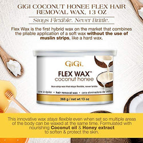 GIGI Coconut Honee Flex Hard Wax with coconut oil ingredients