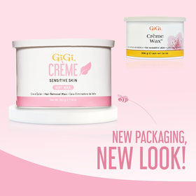 GIGI Crème Wax packaging and lid