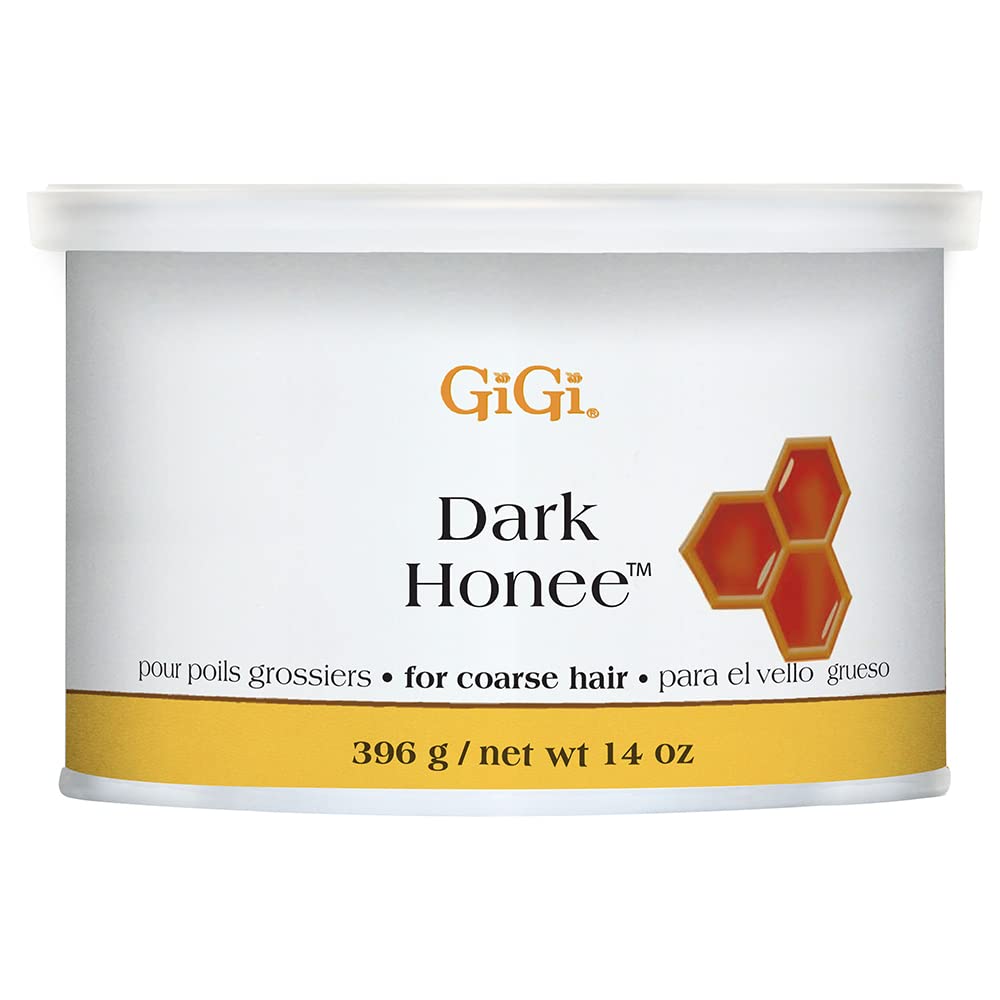 GIGI Dark Honee Soft Wax 14 oz container front view