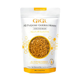 GIGI Golden Honee Hard Wax Beads 14 oz front view