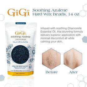 GIGI Hard Wax Beads close-up showing texture