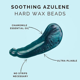 GIGI Hard Wax Beads in a waxing setup