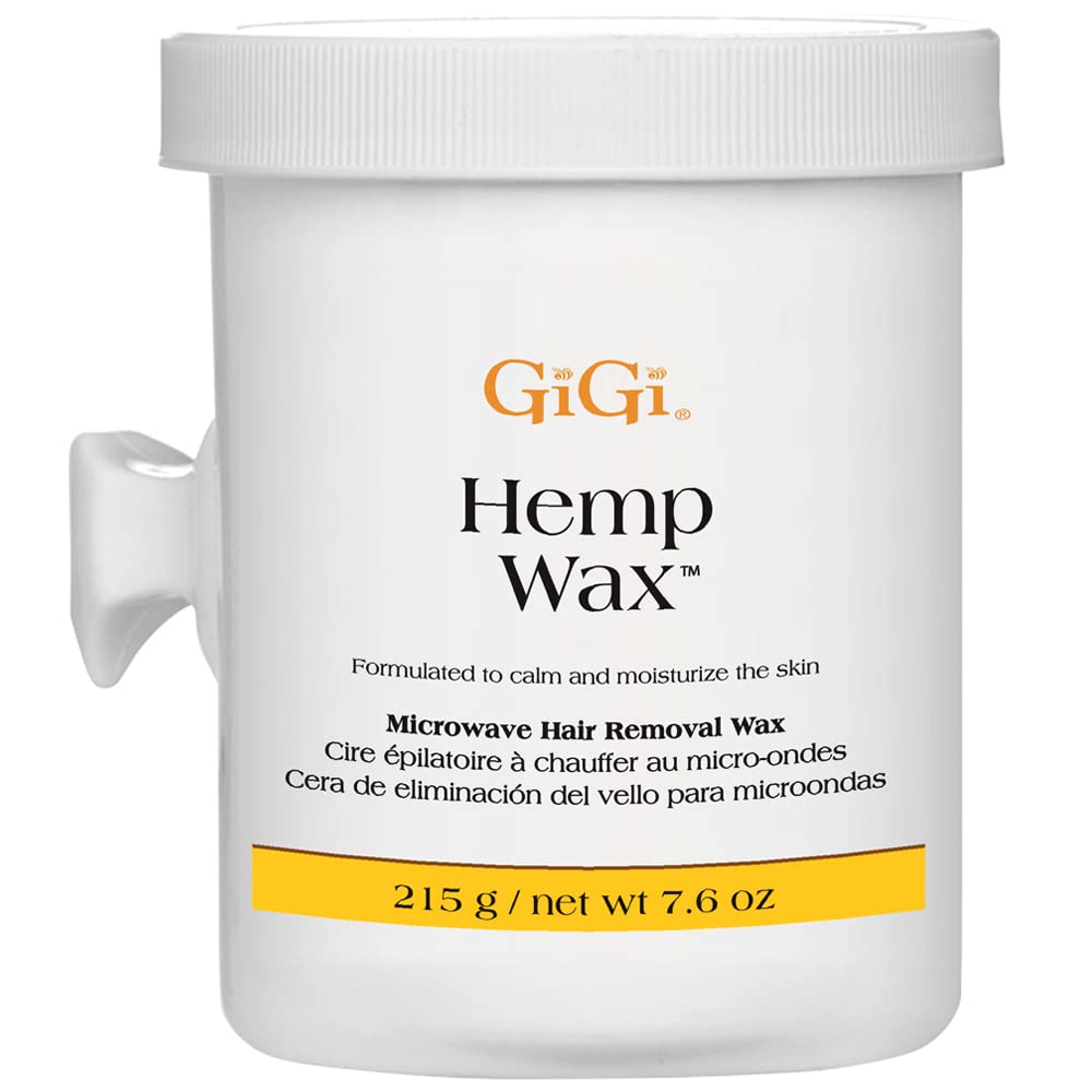 GIGI Hemp Wax Microwave 7.6 oz front view with packaging