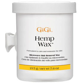 GIGI Hemp Wax Microwave 7.6 oz front view with packaging