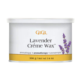 GIGI Lavender Crème Wax 14 oz container front view