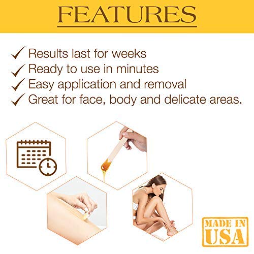 GIGI Microwave Wax Kit contents laid out on a flat surface