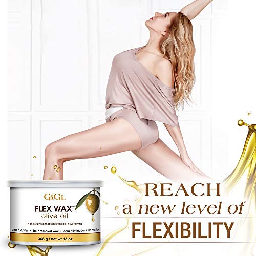 GIGI Olive Oil Flex Soft Wax 13oz can side view