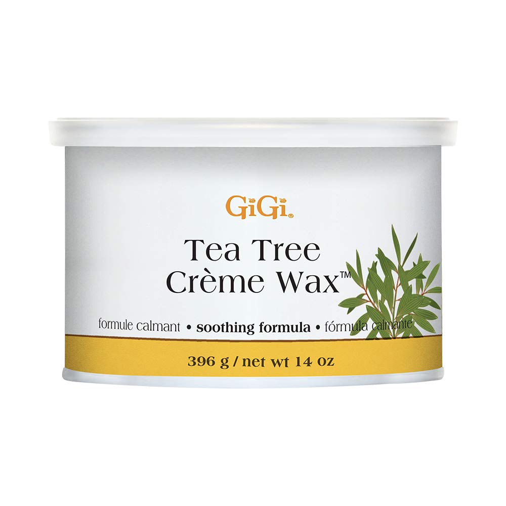GiGi Tea Tree Crème Wax 14 oz container front view
