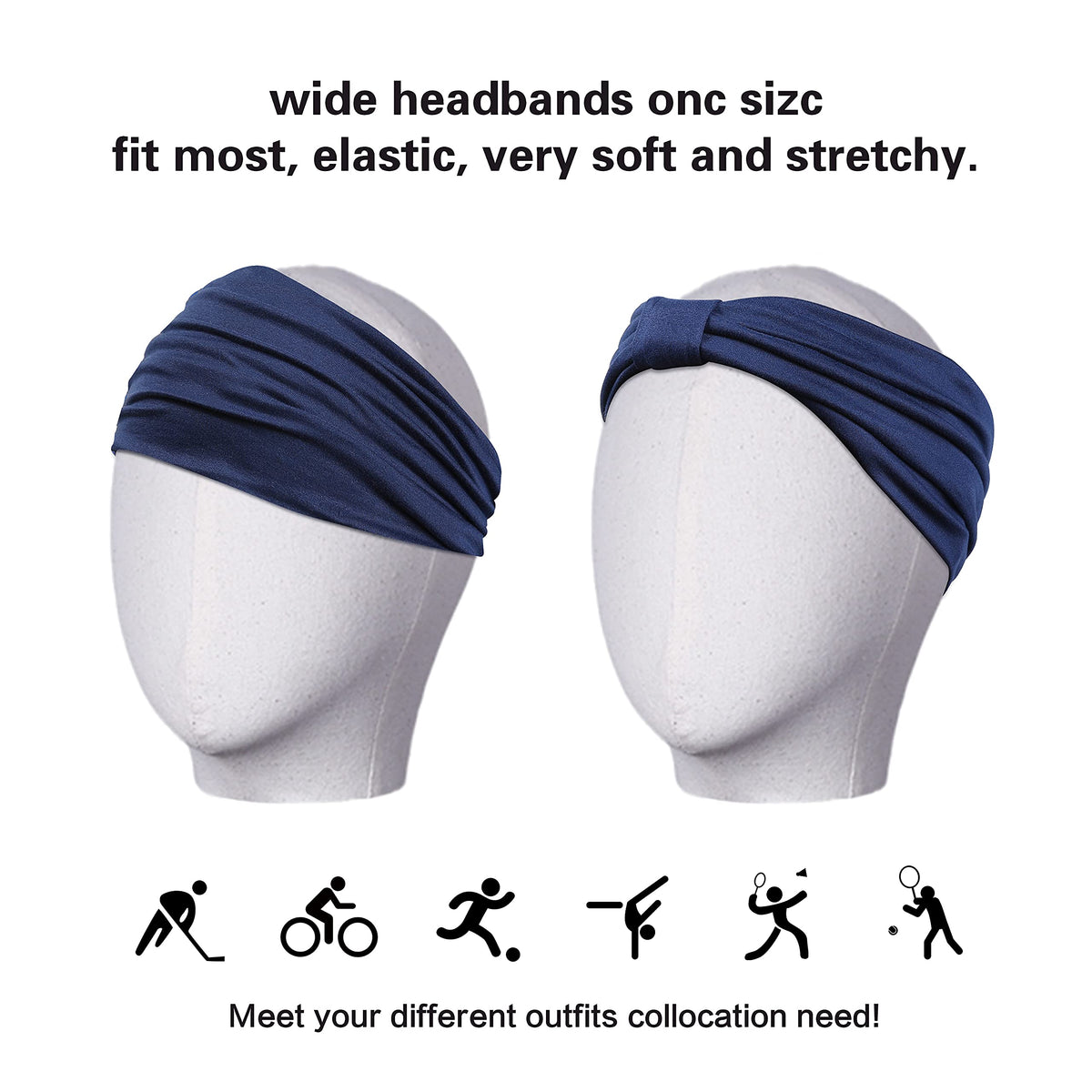 GiLi headbands displayed on a workout mat