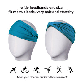 GiLi headbands displayed with 6 hair ties included
