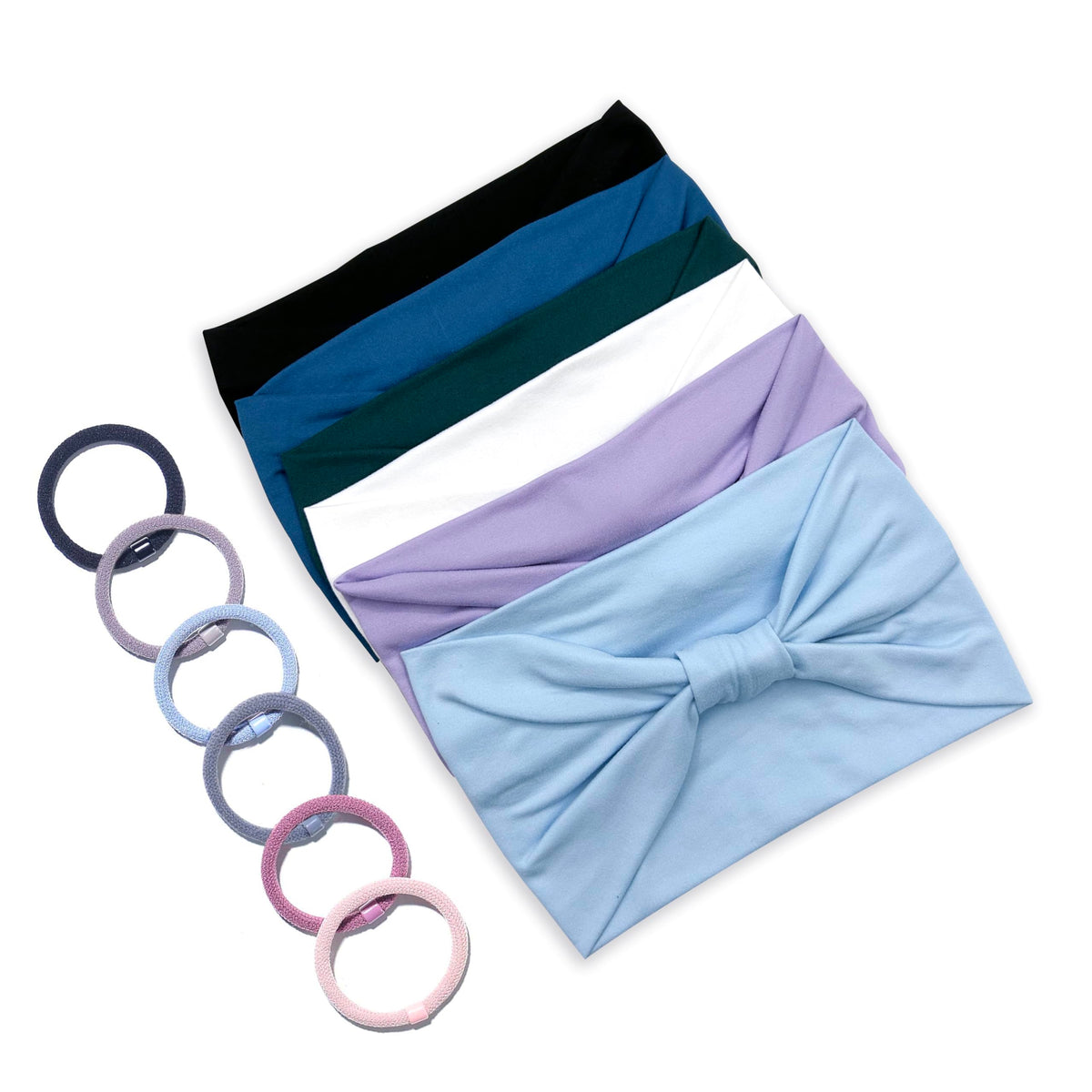 GiLi headbands with various stylish designs showcased