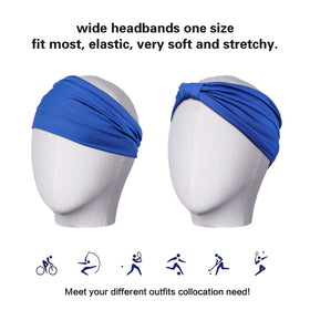 GiLi knotted headband in vibrant pattern